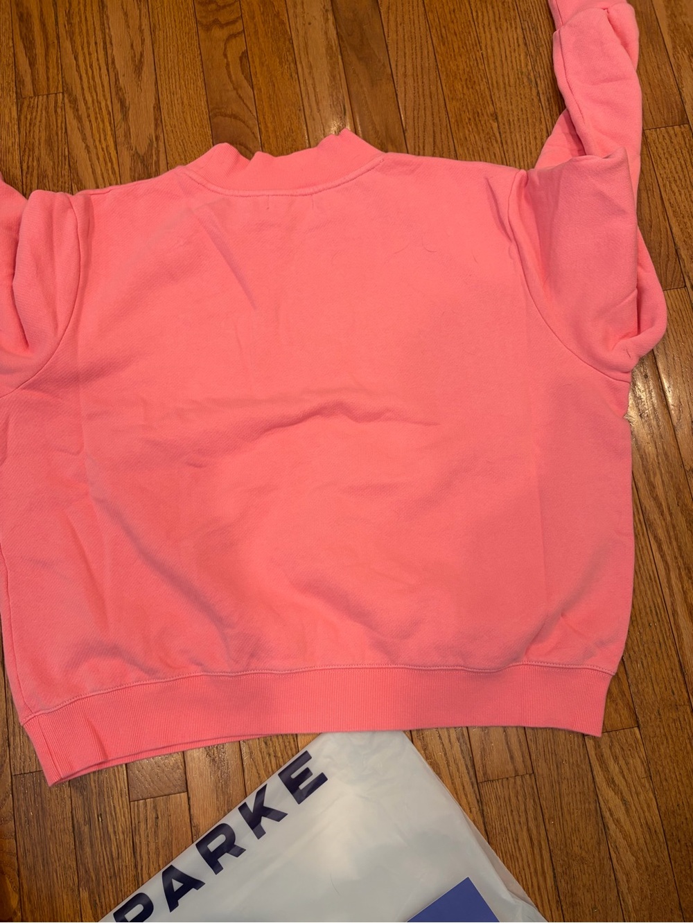 Parke Bloom Maggie & Emma Mockneck in Bright Pink L/XL - Picture 5 of 5